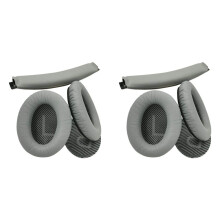 2X Headband Cushion Ear Pads Replacement for Quiet Comfort 25 35 (QC25 QC35) and  35 II (QC35Ii) Headphones