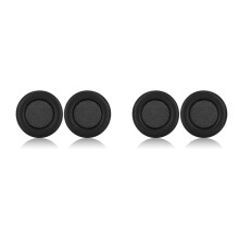 4x Vervangende Oorkussens Kussenhoes met Eiwitleer voor Virtuoso RGB Wireless SE Gaming Headset ALLEEN Zwart