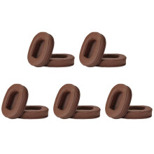 10x Ear Cushions Memory Foam Earpads Cover Replacement Ear Pads for ATH M50X Fits M40X M30X M20 Brown