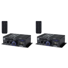 2X Ak380 800W 12V Power Amplifier  Stereo Home Car BASS Audio Amp Music Player Car Speaker Class D FM USB/