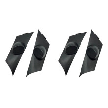 2X Car Tweeter Triangle  Tweeter Speaker Shell Tweeter Triangle Treble Horn Cover for   VIII 2010 2011
