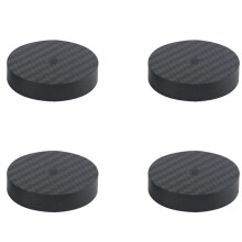 4X Carbon Fiber Speaker Isolatie 40X10mm Spikes Base Pad Speaker Stand Voeten HiFi AMP Speaker Pad