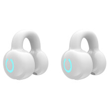 2X Single-Pack Sports Headset Ear Clip Type Non-In-Ear Stereo Ultra-Long Standby Headset White