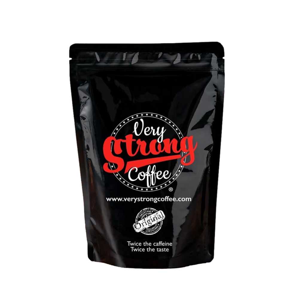 Great British Trading Limited Very Strong Coffee Ground Coffee - 500G 100% Robusta High Roast Twice The Caffeine Twice The Taste