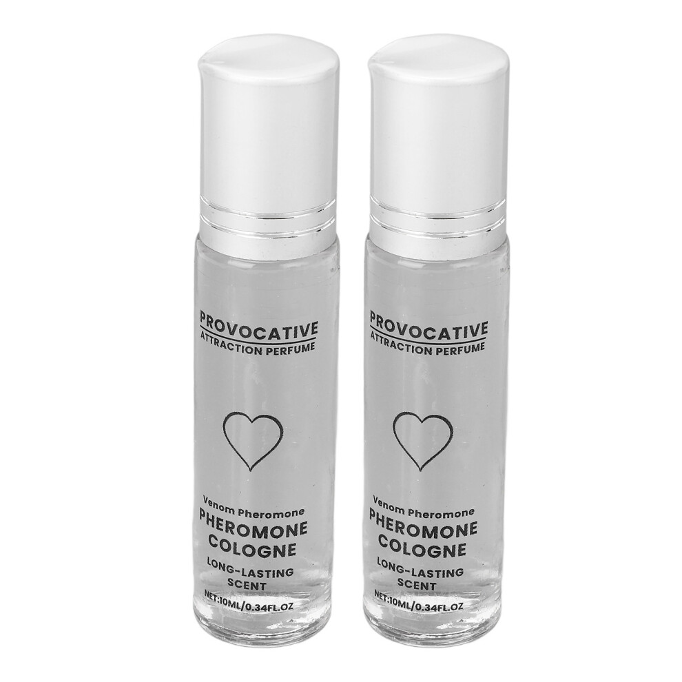 2Pcs Women Roll On Perfume 10ml Long Lasting Mild Fragrance for Daily Travel