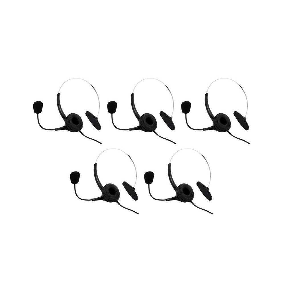 5X Rj9 Call Center Headphone Monaural Headphone Noise Reduction Headset Call Headphone With Mic 6032328723907