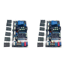 2X Mono 300W Power Amplifier Board 1943+5200 High Power Rear Stage Power Amplifier Board with Speaker Protection
