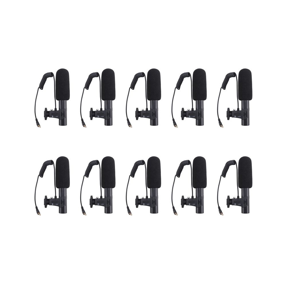 10X Katto Updated 3.5Mm Hd Video Recording Microphone Noise Reduction Interview Mic For Mobile Phone/Slr Camera 6031244142243