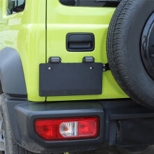 Rear License Plate Frame Holder Mounting Bracket with Light for  Jimny 2019 2020 2021 2022 2023 Accessories ,Black