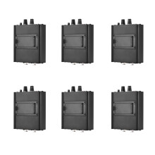 6X Osobisty Wzmacniacz Słuchawkowy do Odsłuchu Dousznego z Wejściami XLR 3,5 mm Wyjściowy Interfejs Audio