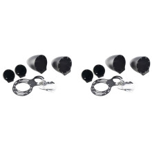 2set 3.5 Inch Car Midrange Speaker Base Car Horn Modified 3-Way Speaker Bracket Car 3-Way Frequency Mold Bracket