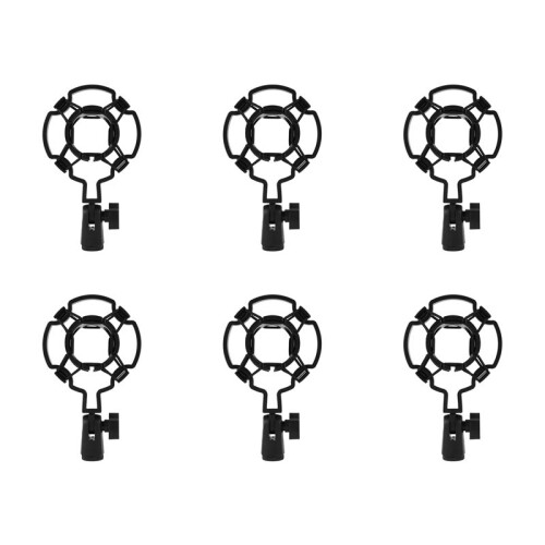 6X Universal Professional Condenser Microphone Mic Shock Mount Holder Studio Recording Bracket