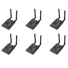 6X Odbiornik Typu Diversity FPV 5,8 GHz 48CH RD945 z Kablami A/V i ZasilająCymi