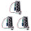3X  5.0 Amplifier Power Audio Board 30W Mono Stage Power Amplifier Board, U Disk Decoder, with AUX 1