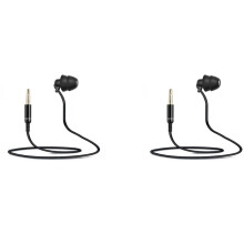 2X Short Cable Unilateral Headset Extension Cable Earpiece In Ear Single Earbud Silicone Earbud 3.5mm Jack for Phone