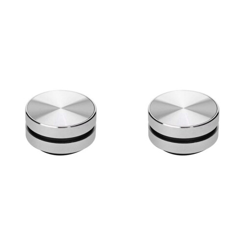 2X Portable   Speaker Turns Anything Into A Speaker Wireless Bone Conduction Induction Vibration (Silver)