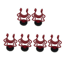 6PCS Universal Microphone Wavy Shock Mount Adapter Plastic Microphone Bracket Mount Replacement for  By-Mm1