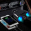 (Black) 2-Port USB Car Charger Adapter 2