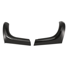 For Hilux 2015-2021 Car Instrument Panel Side Air Outlet L Cover Trim Car Styling Carbon Fiber