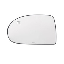 Linker Zijspiegel Zijspiegel Glas Verwarmd met Achterplaat voor Compass 2007 - 2017