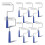 12pcs Paint Roller Frame for Home Wall Ceiling Small Area Edges and Corners, 1