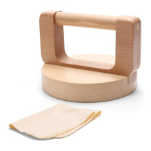 2 Pcs Block Printing Baren,Windspeed Wood Baren Printmaking Tool Supplies for Printing, Crafting, Scrapbooking,Linocut