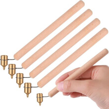 4pcs 0.3mm Hot Crayons Wooden Handle Painting Pens Easter Egg Decoration Kit Candle Painting Supplies