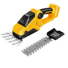Trimmer Handheld Hedge Trimmer 2 Blade Garden Trimmer Shrub Bush Shears Trimmer for No Battery A