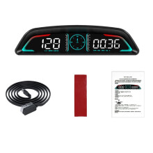 Car HD - Display OBD2 GPS HUD Auto Digital Speedometer RPM Voltage Security Alarm Display B3