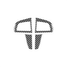 Carbon Fiber for 3 Axela 2010-2013 Car Steering Wheel Trim Cover Sticker Interior Accessories