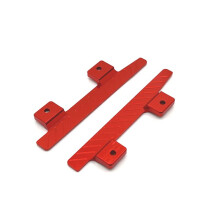 1 Paar RC Auto-Upgrade Linker- en Rechterpedaal voor 1/12 MN82 LC79 MN78 RC Auto-Upgrade Accessoires Rood