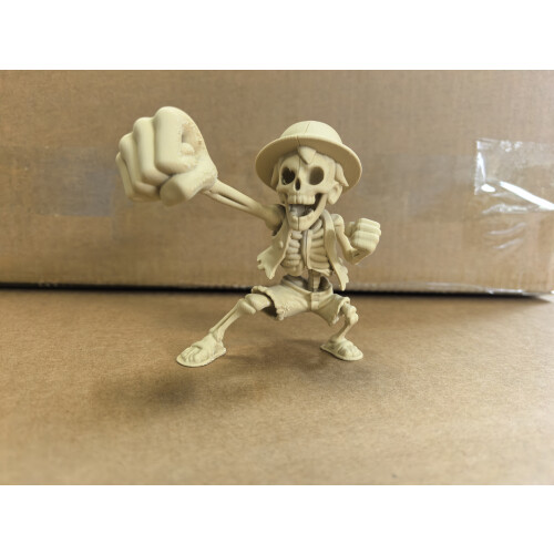 3D Printed Luffy One Piece Skull Skeleton Model Toy 1