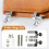 Universal Toilet  Hinges Replacement Kit - Chrome-Plated Metal for Easy Installation and Effective Performance 2