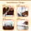 Universal Toilet  Hinges Replacement Kit - Chrome-Plated Metal for Easy Installation and Effective Performance 4