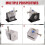 For Chiron Vyper Transparent Extruder Gear, 3D Printer Accessory 3D Printer Transparent Extruder 6