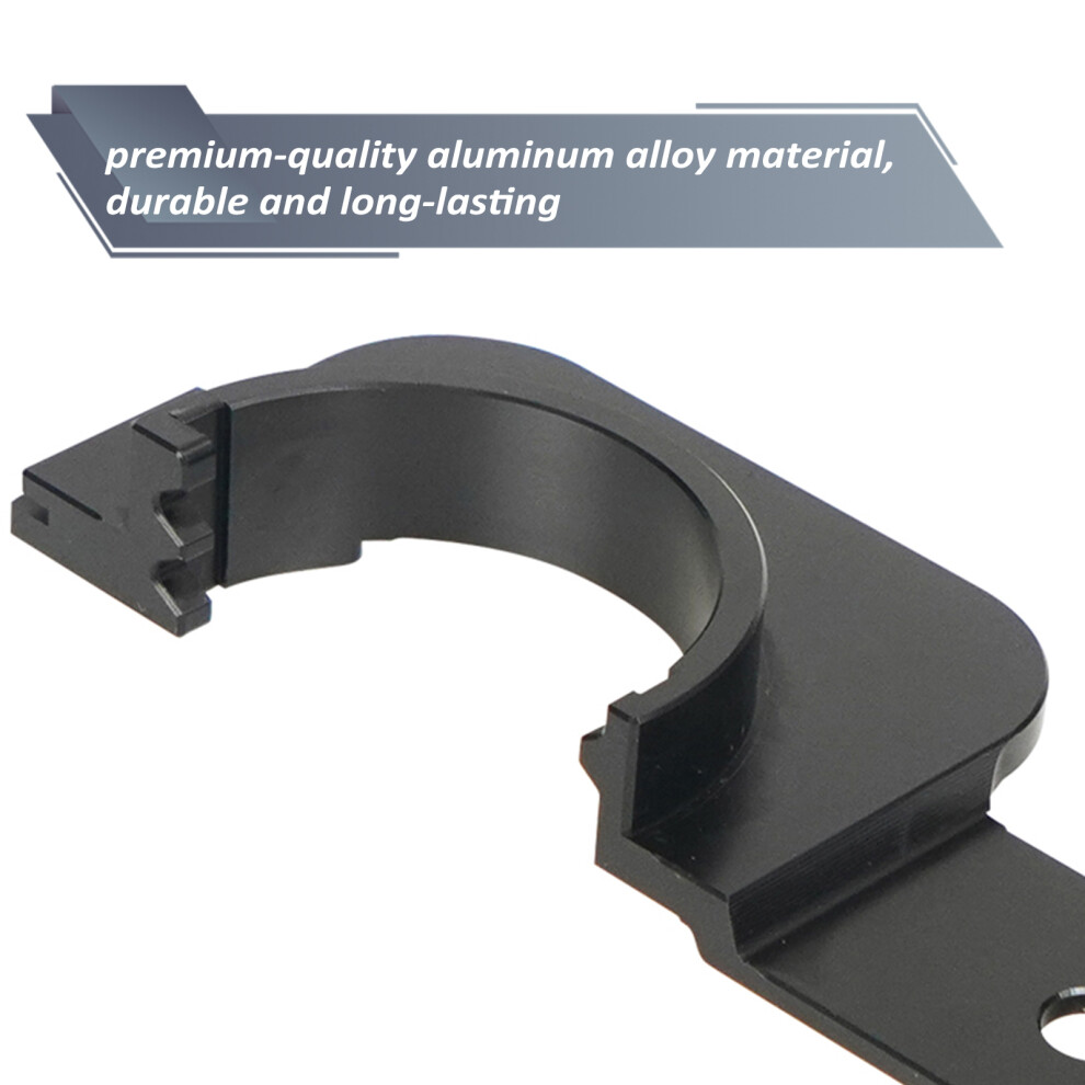 Aluminum Alloy Fuel Tank Cap Holder For Toyota Tacoma 2016-2022, Black 7891391227625