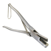 V-Shaped Ear Piercing Pliers for Pig Ears Stainless Steel U-Shaped Ear Piercing Pliers Animal Ear Piercing Pliers