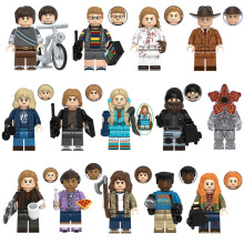 14pcs Stranger Things Season 5 Cannibal Flower Ornament Will Building Blocks Anime Minifigures Toy