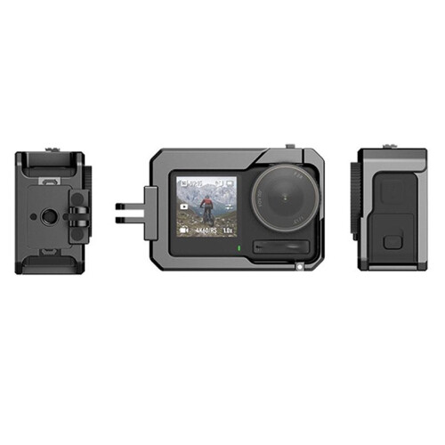 Camera Cage Rig Aluminum Alloy Quick Release Stand Support Mount Holder Shell for  ACTION 3/4 Protective Frame 1