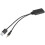 4X Car Wireless  Module Music Adapter Auxiliary Receiver Aux Audio USB 3.5mm Socket for  E90 E91 E92 E93 2