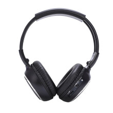 4 x Double Infrared Stereo Wireless Headphone Headset IR Car DVD Player Headrest Black