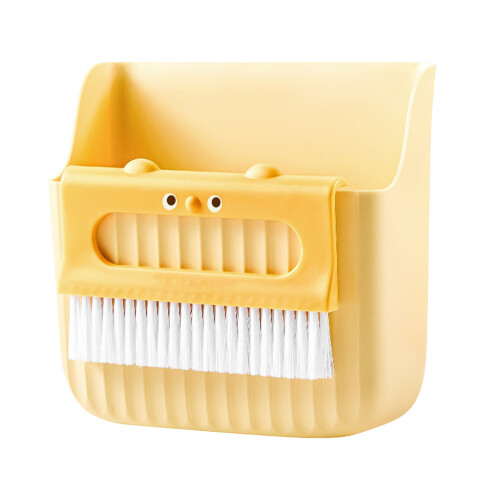 Bear Mini Set scopino e paletta in plastica 200 g giallo 1