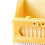 Bear Mini Set scopino e paletta in plastica 200 g giallo 6