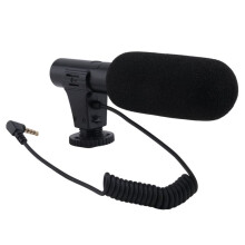10X KATTO Aktualisiertes 3,5 mm HD Video Aufnahme Mikrofon Intelligentes Rausch Unterdrückungs Interview Mikrofon für Mobiltelefon / SLR Kamera