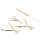 Oro 4 pezzi Kit strumenti microlink per estensioni dei capelli Piccolo 16