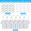 40Pcs Sublimation Keychain Blanks  Double Sided Heat Transfer Sublimation Keychains Shirt Shape Keychains 1
