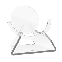 TXEsign Desktop Stand Holder for Nest Speaker, Acrylic Speaker Mount Base Display Shelf Desktop Holder Transparent
