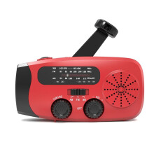 Solar Hand Crank RADIO Receiver Portable AM/FM/WB Weather Radio with Multifunctional Flashlight Emergency Power Supply