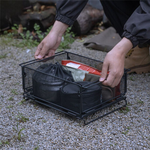 CAMPINGMOON Table Board for IGT Folding Basket 1 Unit Water Filter Basket Camping Table Storage Kitchen Accessories 2