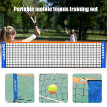 Portable Badminton Net for Tennis,Volleyball Training Net for Sport Training Foldable Portable Badminton Tennis Net 5.1m